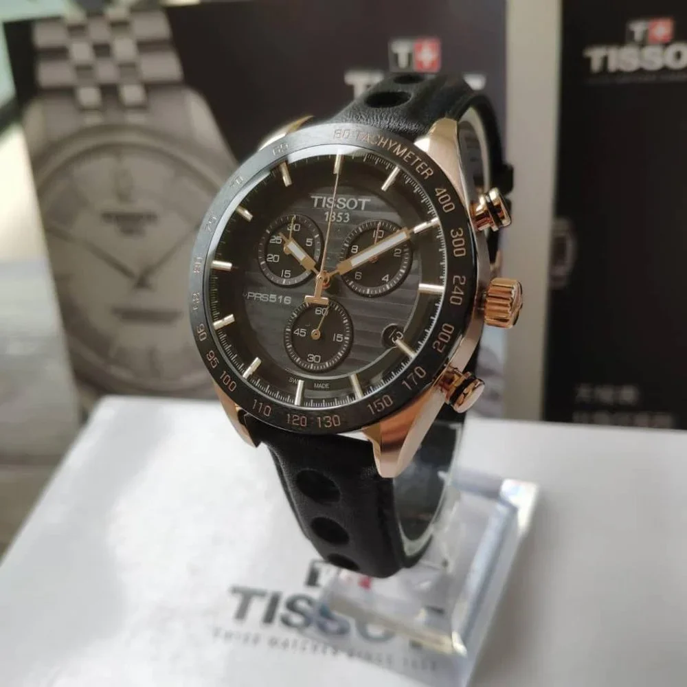 Tissot Men's Gold PRS 516 Watch T100.417.36.051.00